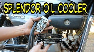 Oil cooler for Hero Honda Splendor