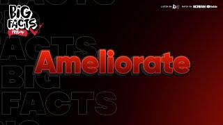 BIG FACTS FRIDAY- Ameliorate?