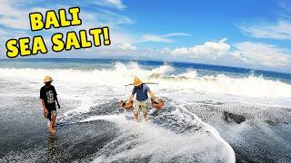 MAKING TRADITIONAL SEA SALT | Kusamba, BALI | Travel Bali with KIDS | Bali Road Trip | Bali NOW