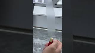 Our TPU produces white smoke when burning #ppf #tpu #tph #car #detailing #wrap #factory