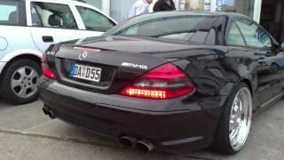 Mercedes SL55 AMG HARD Revs + Very HARD Acceleration!