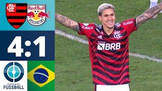 3 Tore in 6 Minuten! Pedro verzaubert das Maracana - Stadion | Flamengo - Red Bull Bragantino