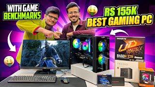 Rs 155K Best Budget Gaming PC Build with Game Benchmarks !!