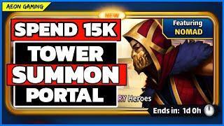 How Many Legendary Heroes Can You Get With 15K Gems  in Ninja Tower Portal?  - Empires & Puzzles