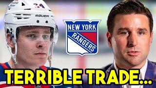 THIS IS WHY THE NEW YORK RANGERS SHOULD NOT HAVE MADE THIS TRADE...