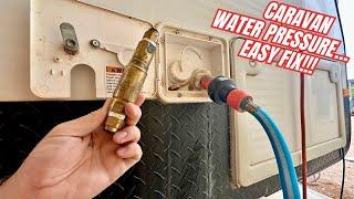 Caravan Mains Low Water Pressure? Easy Fix and Replacing Water Regulator! Jayco, Avan, RV