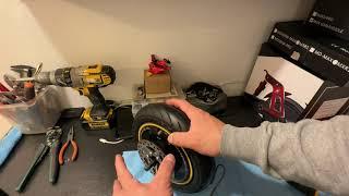 Installation of Monorim MD-MXR1 Rear Brake adapter. For Ninebot Max. Part 1