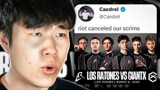 Pobelter Reacts to Riot Games Canceling Los Ratones vs. GiantX Scrims | LEC Scrim Controversy