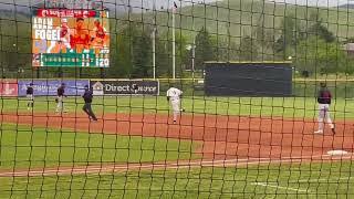 Adam Fogel smacks a two-run home run for the Missoula PaddleHeads