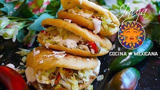 Gorditas Rellenas en Comal