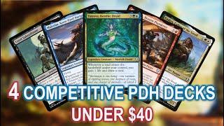 Four Competitive Pauper EDH Precons Under $40