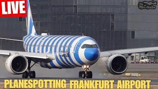 Live Planespotting Frankfurt Airport Startbahn West 18 | Close up