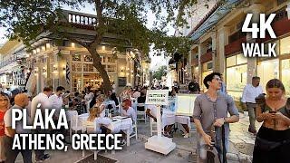 PLAKA, Athens at Night Walking Tour - Hip Restaurants & Cafes - Neighborhood in Athens, Greece