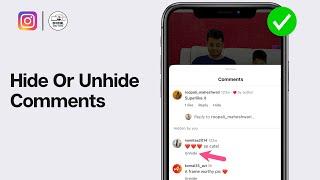 How To Hide Or Unhide Comments On Instagram (EASY)