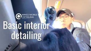 Interior Detailing service by Wings Mobile Detailing