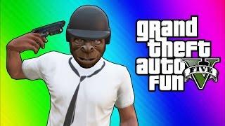 GTA 5 Online Funny Moments - Bullet Proof Helmet, Trolling Ohm, ATV Fun!