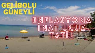 GELİBOLU GÜNEYLİ KÖYÜ PLAJI SAHİLİ DENİZİ NASIL? / ÇANAKKALE GELİBOLU SAROS GEZİLECEK YERLER