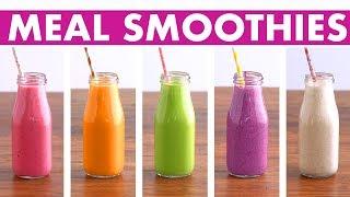 5 Healthy Meal Replacement Smoothies Recipes - Fruit, Veggies, Protein - Mind Over Munch