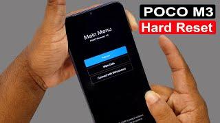 POCO M3 Hard Reset & Pattern Unlock / POCO M3 (M2010J19CI) Factory Reset Without PC |