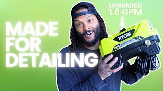 NEW Ryobi 1.8 GPM Automotive High Flow Pressure Washer Kit - Initial Impressions As A Pro Detailer