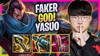 FAKER IS A GOD WITH YASUO! - T1 Faker Plays Yasuo MID vs Lucian! | Season 2024