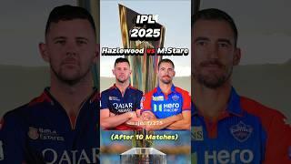 Josh Hazlewood vs Mitchell Starc in IPL 2025 After 10 Matches 