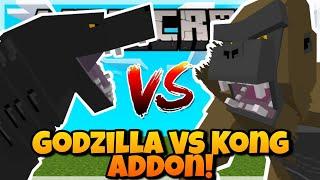 GODZILLA VS KONG Addon! - Godzilla VS Kong Titans Battle! [MCPE/Bedrock]