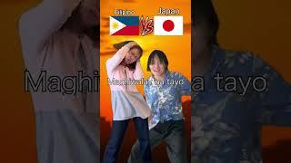 Japanese vs Tagalog Hiwalay ver. Learning Filipino w/ @SkyGarden.Japanese #shorts