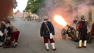 Rothenburg mit histor. Stadtmauer / Muro historico da cidade (Video tambem em portugues) - Jun. 2019