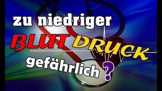 NIEDRIGER BLUTDRUCK wie gefährlich ist er und was solltest du tun!