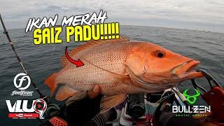 Ikan MERAH saiz PALING PADU!! Trip GILA bersama @nadiFISHHUNTER  - #VLUQ490 - Kayak Fishing Malaysia