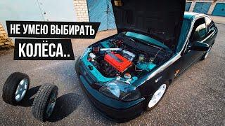 Примерка Toyo 888 на свои новые диски ENKEI / ПЕРЕЕХАЛ в новый гараж, АТМОСФЕРА.. / vlog2