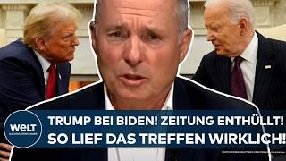 USA: Donald Trump bei Präsident Joe Biden! Zeitung enthüllt! So lief das Treffen wirklich ab