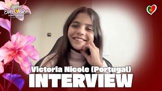 Victoria Nicole (Junior Eurovision 2024, Portugal ) INTERVIEW