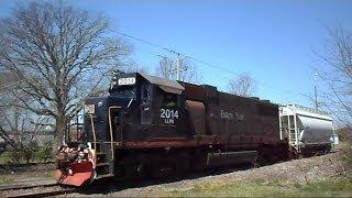 Eastern Shore Railroad Train Goes Down Bad Track