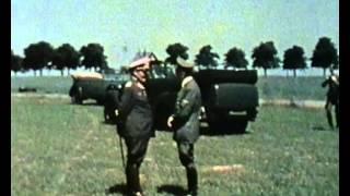 Color footage of Adolf Hitler and Hermann Goering