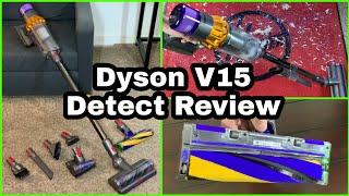 Dyson V15 Detect Vacuum Review Demo & Maintenance Tips