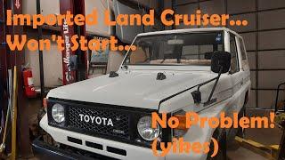 And now for something completely different! Japanese Import RHD '88 Toyota Land Cruiser Diesel!