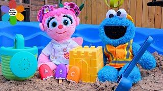 Sesame Street Alphabet Popsicle Sand Game | ABCs' and Colors