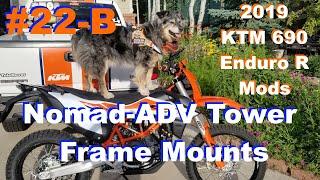 2019 KTM 690 Enduro Mods #22B - Nomad-ADV Rally Tower & Windscreen