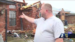 Heavy rains interrupting tornado cleanup efforts in Oklahoma City