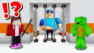 JJ and Mikey vs BARRY'S PRISON CHALLENGE in Minecraft / Maizen animation