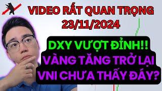 Video rất quan trọng: DXY vượt đỉnh, vàng tăng mạnh trở lại!! VNIndex chưa thấy đáy?  - Tín ITP