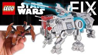 Ich RETTE deinen NEUEN AT-TE Walker  Lego Star Wars 75337 (Crab Droid, Beine, Kanone, etc.)