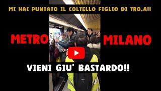 RISSA e ARRESTO BORSEGGIATRICI in METRO Milano, ARRIVA LA POLIZIA!