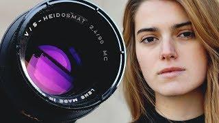 Using a cheap Slide Projector Lens for Portraits (Amazing bokeh)