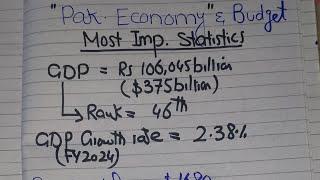 PAKISTAN ECONOMY 2024 FOR SBOTS BATCH 27th NTS TEST PREPARATION |sbp og 2 jobs 2024|sbp og 2#sbpjobs