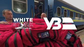 White Stork delivers Advanced First Aid Kits to Ukrainian Railways