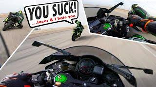 H2 EMBARASSED by PRO Ninja 400 Racer! *GOT FLAGGER FIRED!* #MaxyDaily