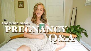 Pregnancy Q&A with baby #2 ~ second time mom, birth plans, placenta previa updates